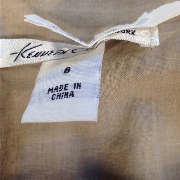 Kenneth Cole Silk/Cotton Skirt Lined 6 - Picture 4 of 8